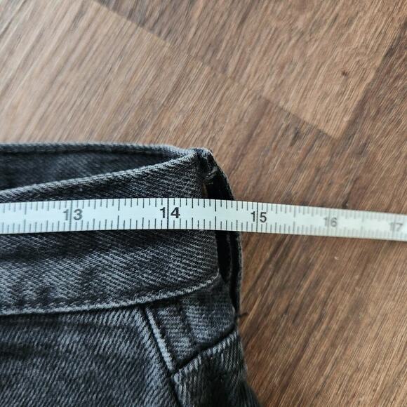 Free People We The Free Straight Leg Black Jeans 27 - Picture 6 of 8